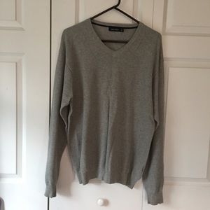Nautica V-neck sweater gray